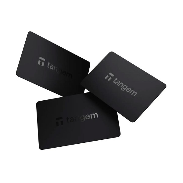 Криптогаманець Tangem Wallet - 3-card set (TG128X3-B)