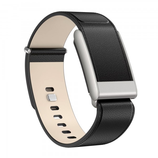 Ремінець ArmorStandart Leather Loop для Whoop 5.0 Black with Siver (ARM93092)