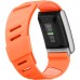 Ремінець ArmorStandart Silicone Tech для Whoop 5.0 Orange with Silver (ARM93099)