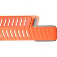 Ремінець ArmorStandart Silicone Tech для Whoop 5.0 Orange with Silver (ARM93099)