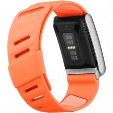 Ремінець ArmorStandart Silicone Tech для Whoop MG Orange with Silver (ARM93103)