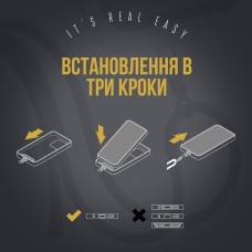Ремінець для смартфону ArmorStandart Rope Black Onyx with Dark holder (ARM67195)