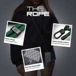 Ремінець для смартфону ArmorStandart Rope Black Pine with Clear holder (ARM67206) Ремінець для смартфону ArmorStandart Rope Black Pine with Clear holder (ARM67206)