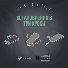 Ремінець для смартфону ArmorStandart Rope Black Pine with Clear holder (ARM67206)
