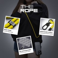 Ремінець для смартфону ArmorStandart Rope Black Sunflower with Clear holder (ARM67201)