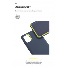 Чохол ArmorStandart ICON для OPPO Reno4 Camera cover Dark Blue (ARM57169)