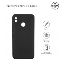Чохол ArmorStandart Matte Slim Fit для Tecno POP 4 (BС2) Camera cover Black (ARM58753)