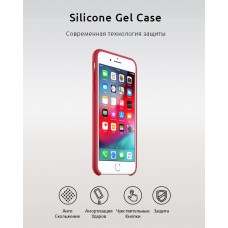 Чохол Original Silicone Case для Apple iPhone SE 2022/2020/8/7 Red Raspberry (ARM54232)
