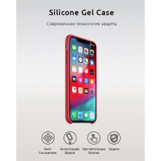 Чохол Original Silicone Case для Apple iPhone X/XS Red Raspberry (ARM54248)