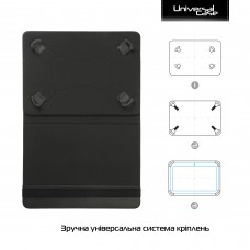 Чохол універсальний для планшетів ArmorStandart Silicone Hooks 10 Black (ARM59078)