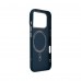 Чохол ArmorStandart LikeCarbon2 MagCase для Apple iPhone 18 Pro / 17 Pro Kevlar Dark Blue (ARM92538)