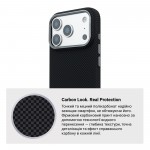 Чохол ArmorStandart LikeCarbon2 MagCase для Apple iPhone 18 Pro Max / 17 Pro Max Kevlar Black (ARM92540)