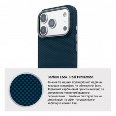 Чохол ArmorStandart LikeCarbon2 MagCase для Apple iPhone 18 Pro Max / 17 Pro Max Kevlar Dark Blue (ARM92541) Чохол ArmorStandart LikeCarbon2 MagCase для Apple iPhone 18 Pro Max / 17 Pro Max Kevlar Dark Blue (ARM92541)