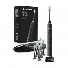 Електрична зубна щітка Aquasonic Black Series (8 Brush Heads, Travel Case)