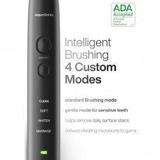 Електрична зубна щітка Aquasonic Black Series (8 Brush Heads, Travel Case)