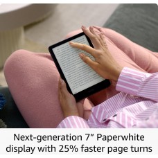Електронна книга Amazon Kindle Paperwhite 12Gen 2024 Signature Edition 32GB Metallic Black (no ads)