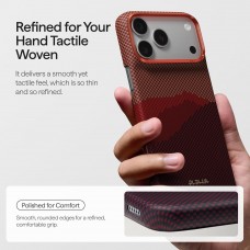 Чохол Pitaka Edge Case для iPhone 18 Pro Black/Grey Twill (KI1801P) Чохол Pitaka Edge Case для iPhone 18 Pro Black/Grey Twill (KI1801P)
