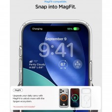 Чохол Spigen Ultra Hybrid MagSafe для iPhone 17 Pro Max Clear White (ACS10282)