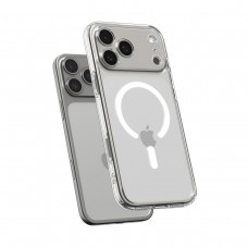 Чохол Spigen Ultra Hybrid MagSafe для iPhone 17 Pro Max Clear White (ACS10282)
