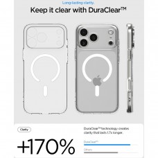 Чохол Spigen Ultra Hybrid MagSafe для iPhone 17 Pro Max Clear White (ACS10282)