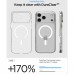 Чохол Spigen Ultra Hybrid MagSafe для iPhone 17 Pro Max Clear White (ACS10282)