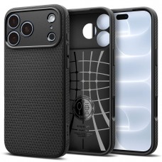 Чехол Spigen Liquid Air для iPhone 18 Pro/17 Pro Matte Black (ACS12149)