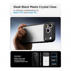 Чехол Spigen Ultra Hybrid для iPhone 18 Pro Max/17 Pro Max Matte Black (ACS12117)