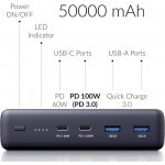 УМБ Voltero S50 50000mAh 2Type-C 2USB PD3.0 100W PPS 5A Black (8720828063200)