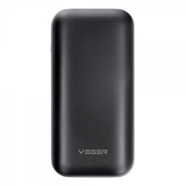 УМБ VEGER S10 PD QC3.0 20W 10000mAh 1USB 2Type-C 2A Black (W1135) (6970453554174)