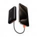 УМБ VEGER K3 Built-in Cables PD 35W 30000mAh 1USB 1Type-C Black (W3018) (6977525750137)
