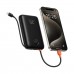 УМБ VEGER K3 Built-in Cables PD 35W 30000mAh 1USB 1Type-C Black (W3018) (6977525750137)