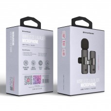 Беспроводной петличный микрофон ArmorStandart ASM2 USB type-C black (ARM80110)