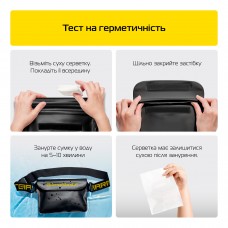 Водонепроницаемая сумка ArmorStandart Capsule Waist Pouch Black (ARM84417)