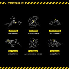 Водонепроницаемый чехол ArmorStandart Capsule Shell Black (ARM84419) Водонепроницаемый чехол ArmorStandart Capsule Shell Black (ARM84419)