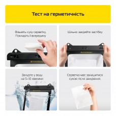 Водонепроницаемый чехол ArmorStandart Capsule Tab Black (ARM84420) Водонепроницаемый чехол ArmorStandart Capsule Tab Black (ARM84420)