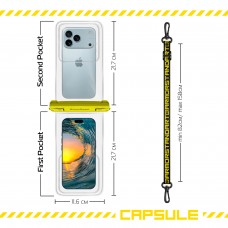 Водонепроницаемый чехол ArmorStandart Сapsule Double Pockets Yellow (ARM84416) Водонепроницаемый чехол ArmorStandart Сapsule Double Pockets Yellow (ARM84416)