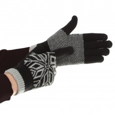 Перчатки ArmorStandart Touch Gloves Snowflake с орнаментом black (ARM59993)