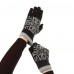 Перчатки ArmorStandart Touch Gloves Snowflake с орнаментом black (ARM59993)