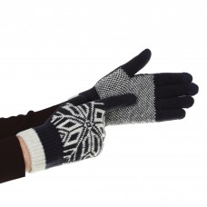 Перчатки ArmorStandart Touch Gloves Snowflake с орнаментом blue (ARM59994)