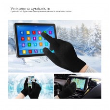 Перчатки для сенсорных экранов ArmorStandart Melange Black size XL (ARM59874)