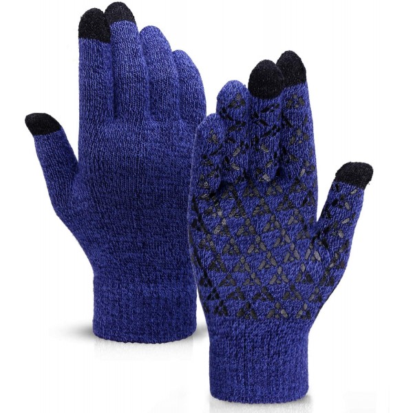 Перчатки для сенсорных экранов ArmorStandart Melange Blue/Black size XL (ARM59873)