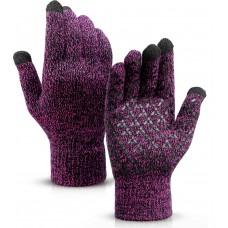 Перчатки для сенсорных экранов ArmorStandart Melange Purple/Black size L (ARM59868)