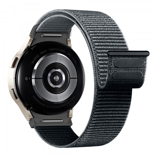 Ремінець ArmorStandart Nylon Band Samsung Galaxy Watch 7/FE/6/6 Classic/5/5 Pro/4/4 Classic Grey (ARM91522)