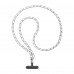Ремешок для смартфона ArmorStandart Chain link Polished Silver with White Leather (ARM77034)