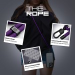 Ремешок для смартфона ArmorStandart Rope Black Amethyst with Clear holder (ARM91364)