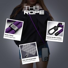 Ремешок для смартфона ArmorStandart Rope Black Amethyst with Clear holder (ARM91364)