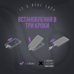 Ремешок для смартфона ArmorStandart Rope Black Amethyst with Clear holder (ARM91364)