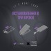 Ремешок для смартфона ArmorStandart Rope Black Amethyst with Clear holder (ARM91364)