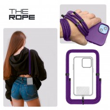 Ремешок для смартфона ArmorStandart Rope Black Amethyst with Clear holder (ARM91364)