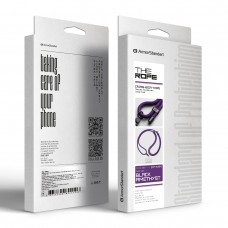Ремешок для смартфона ArmorStandart Rope Black Amethyst with Clear holder (ARM91364)